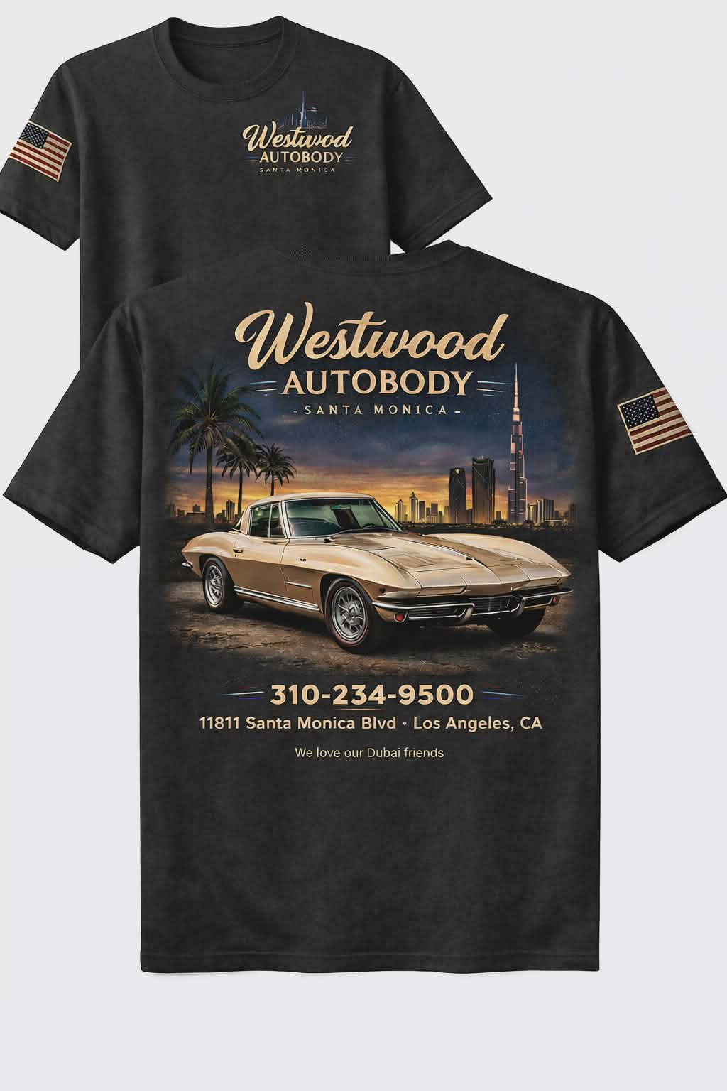 Westwood Auto Body Santa Monica | Custom Car Apparel & Classic Designs