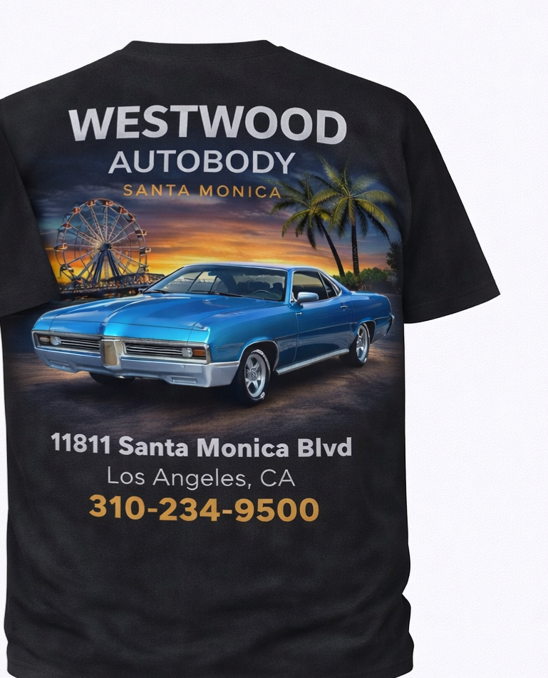 Westwood Auto Body Santa Monica | Custom Car Apparel & Classic Designs